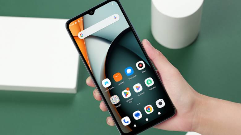 Màn hình rõ nét, dễ nhìn - Điện thoại Xiaomi Redmi A3 4GB/128GB Star Blue