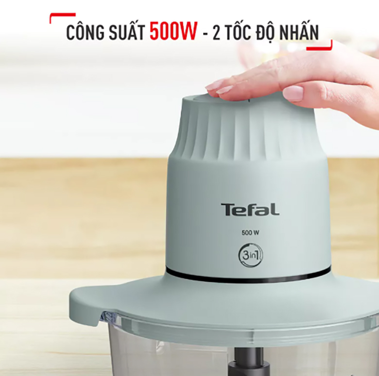 Máy xay thực phẩm Tefal MB603166 - Công suất 500W xay nhuyễn nhanh chóng