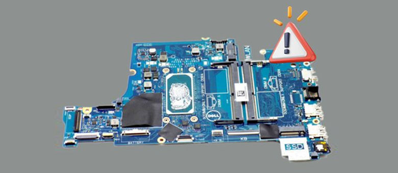 Lỗi nguồn trên main laptop nhắc đến biểu hiện