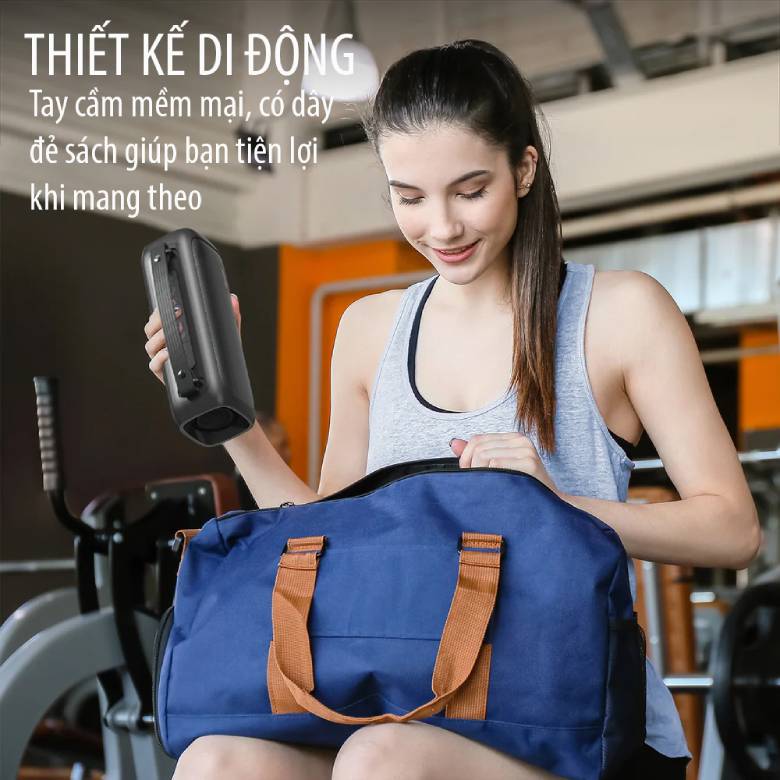 Thiết kế di động - Loa kháng nước IPX4 SOUNARC P3 Portable Speaker - Blue