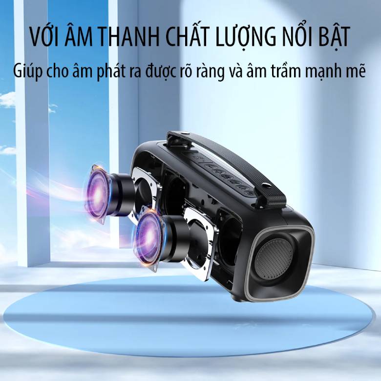 Khá năng kháng nước tốt - Loa kháng nước IPX4 SOUNARC P3 Portable Speaker - Blue