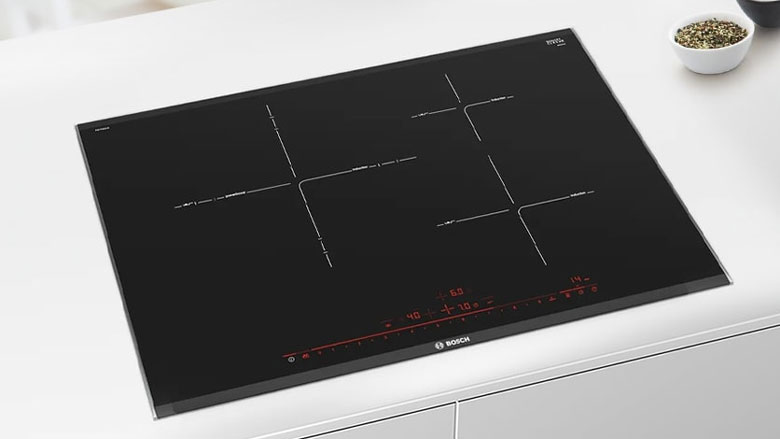 Bếp từ âm Bosch 7400W PID775DC1E - Seri 8 - Bếp từ Bosch 3 vùng nấu