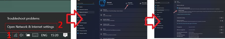 Laptop không bắt được Wifi Win 11, sửa bằng cấu hình mạng