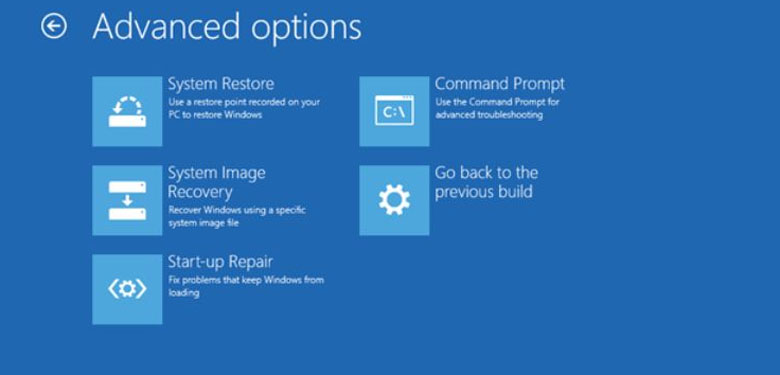 Laptop Win 10 không vào được màn hình chính, dùng tính năng Windows Startup Repair