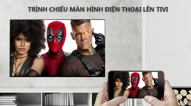 Chiếu màn hình điện thoại lên tivi Sony OLED 55A9F với ứng dụng Screen Mirroring