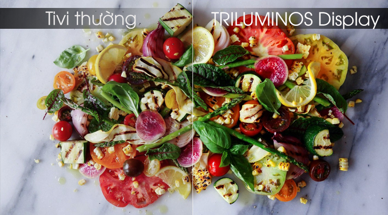 tivi Sony 65A9F công nghệ TRILUMINOS Display tái tạo hình ảnh rực rỡ và sống động hơn
