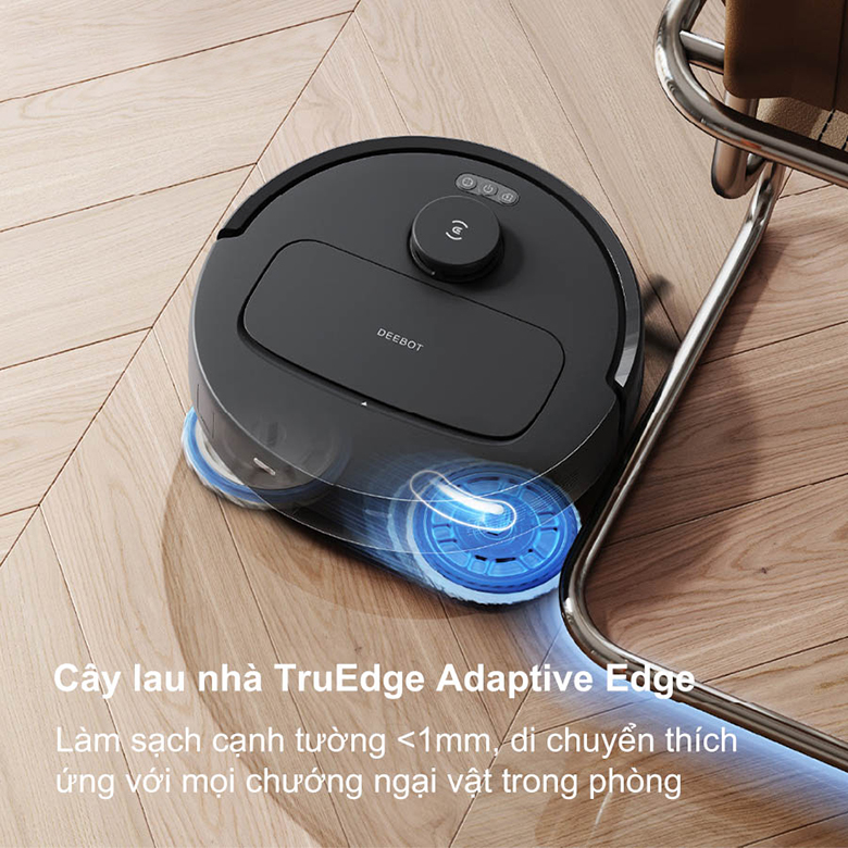 Robot hút bụi thông minh ECOVACS N30 PRO OMNI(màu trắng) - Làm sạch mọi ngóc ngách, cạnh tường hiệu quả