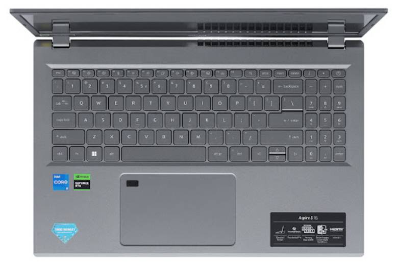  Laptop Acer Gaming Aspire 5 A515 58GM 53PZ sử dụng tiện lợi