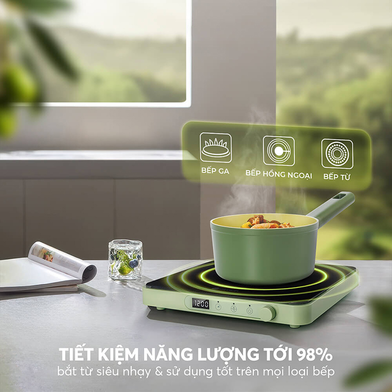 Quánh Elmich Olive Classic EL- 5534OV16 16cm - Sử dụng tốt trên mọi loại bếp