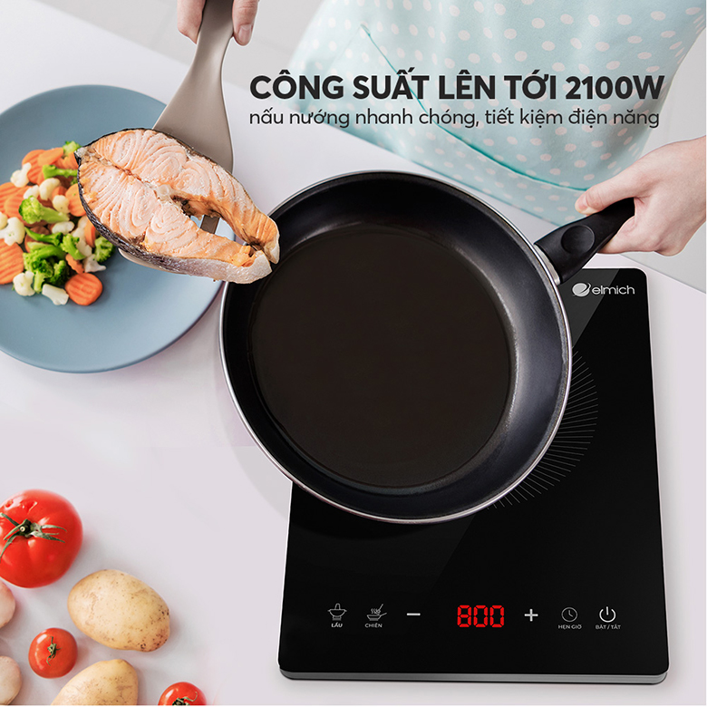 Bếp từ đơn Elmich ICE-9091 - Công suất mạnh mẽ 2100W