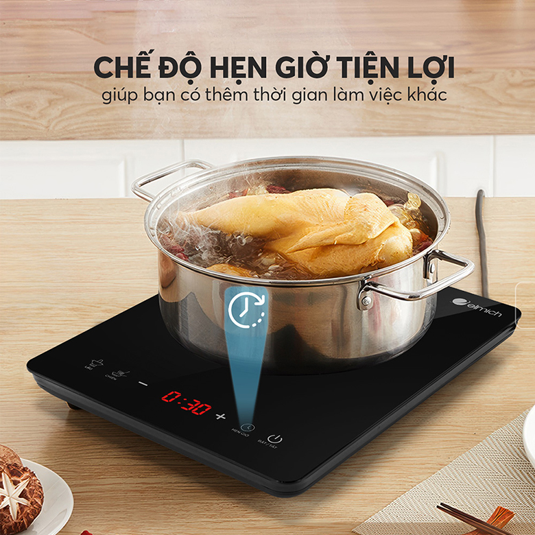 Bếp từ đơn Elmich ICE-9091 - Nhiều chế độ nấu tiện lợi