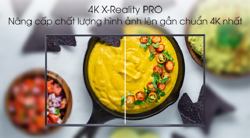 Tivi Sony KD-43X8500G với tăng cường độ nét với công nghệ hình ảnh 4K X-Reality Pro