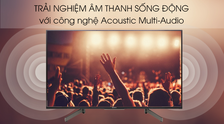 tivi Sony 43X8500G âm thanh sống động