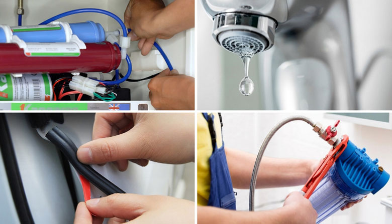 Lỗi máy lọc nước RO do rò nước