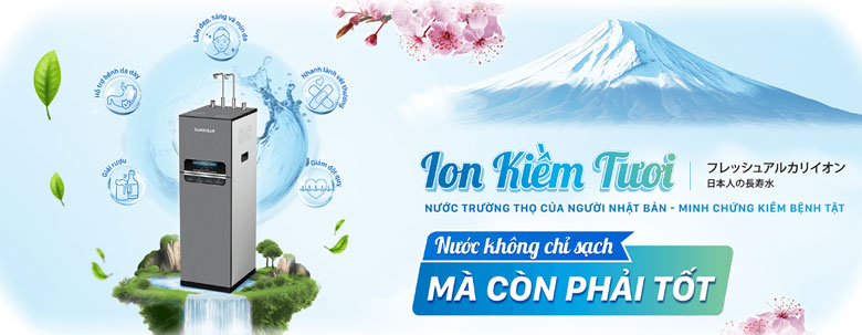 Máy lọc nước ion kiềm tươi là gì? Nhắc đến công nghệ