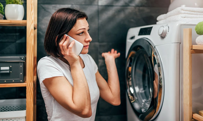 Máy sấy quần áo không chạy do động cơ bị hỏng