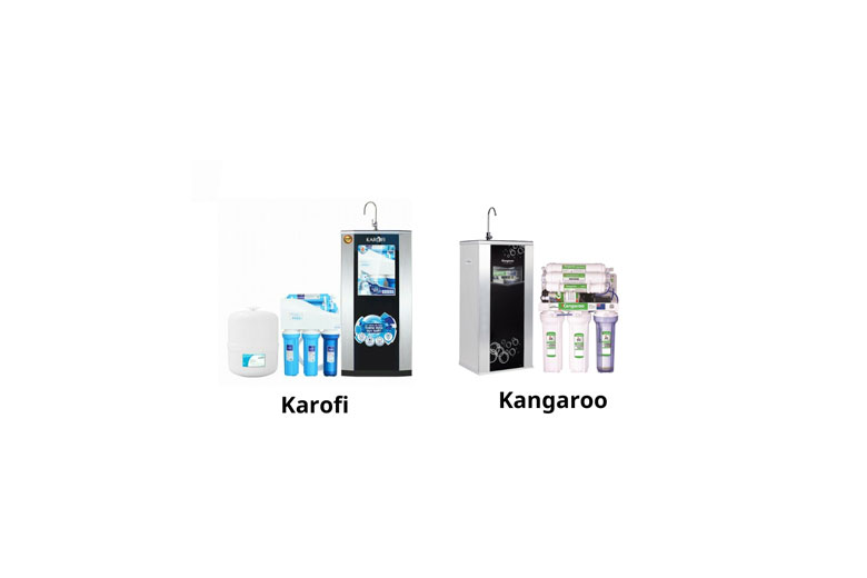 So sánh máy lọc nước Kangaroo và Karofi, lựa chọn khi mua