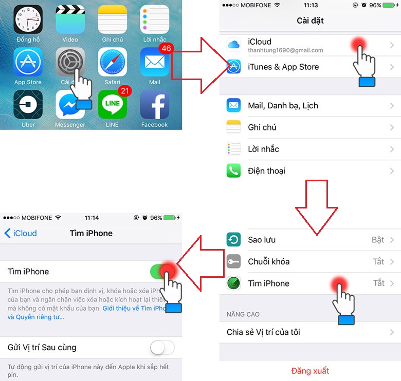 Find My iPhone là gì? Thực hiện cách bật