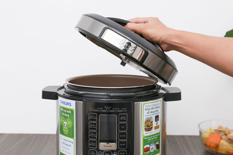Kiểm tra nồi trước khi sử dụng - Hướng dẫn sử dụng nồi áp suất điện Philips
