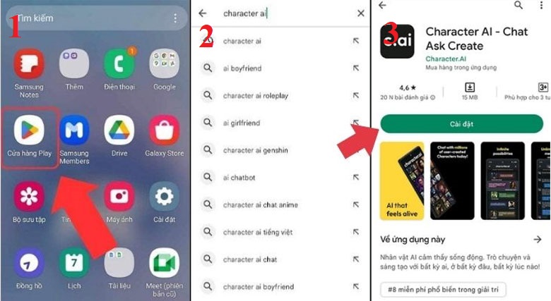 Character AI là gì? Hướng dẫn cài đặt trên Android