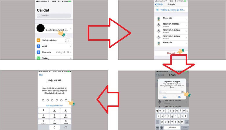 Cách lấy lại mật khẩu iCloud? số điện thoại