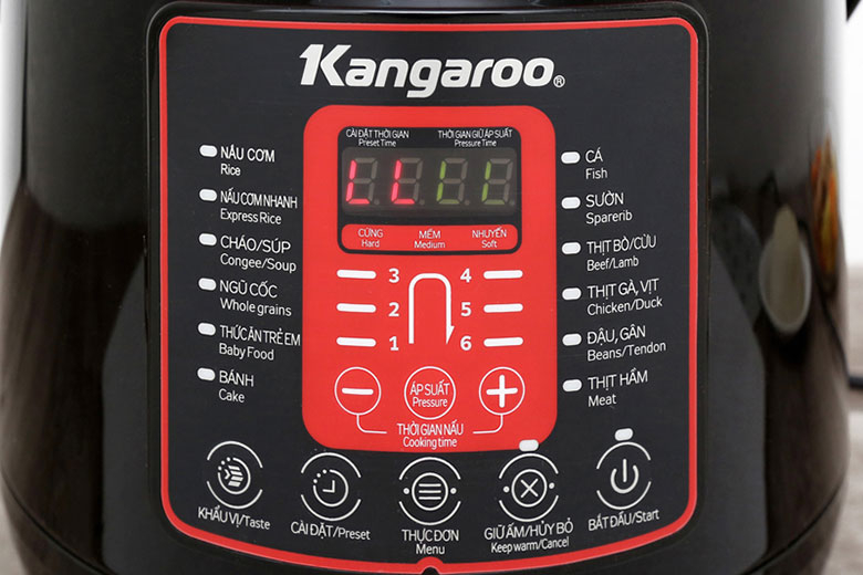 Nồi áp suất điện Kangaroo chế độ nấu đa năng