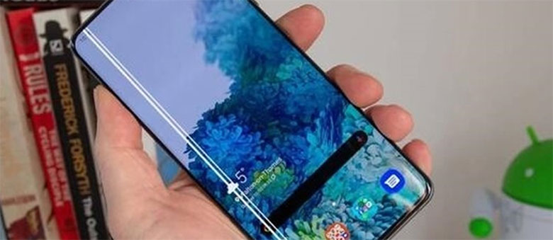 Điện thoại Samsung bị sọc màn hình với nguyên nhân
