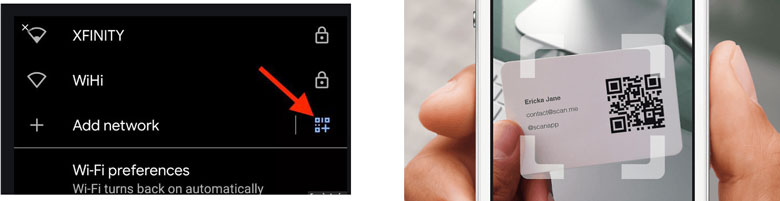 Đăng nhập wifi bằng mã QR trên Android 10