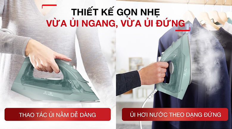 Bàn là hơi nước Tefal Power FV2C50E1 - Bảng điều khiển dễ sử dụng