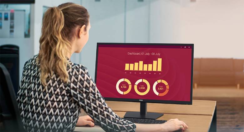  Màn hình máy tính Dell 27 inch LCD E2725H thiết kế tối ưu