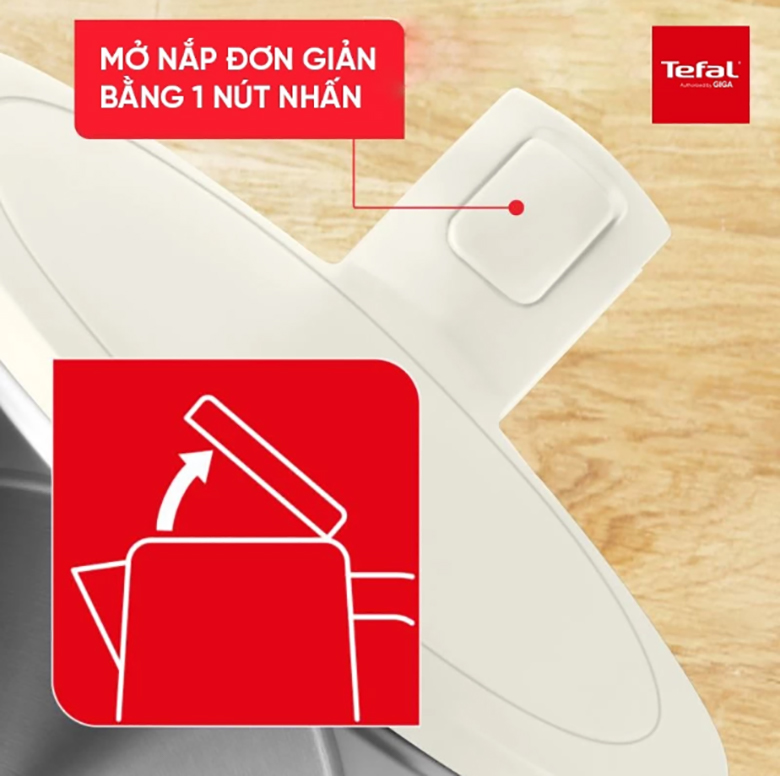 Bình đun siêu tốc 1.5L Tefal KO140AE0 - Tay cầm tiện lợi