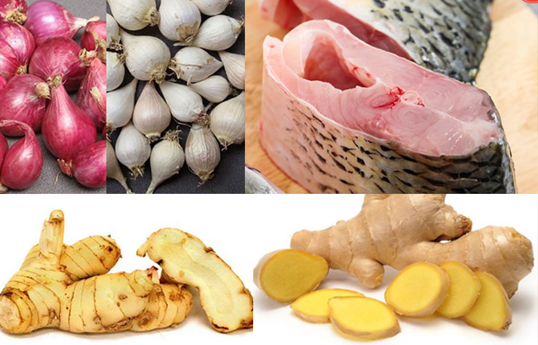 Kho cá bằng nồi áp suất điện - Chuẩn bị nguyên liệu