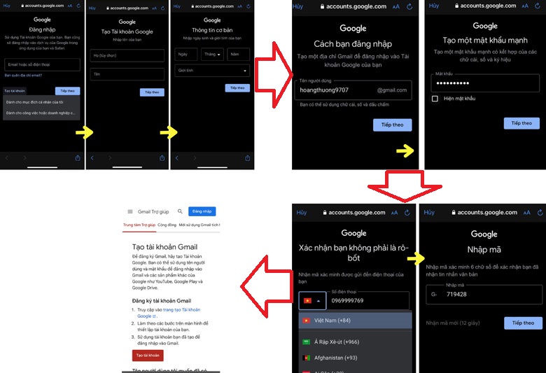 Cách tạo email trên điện thoại chi tiết