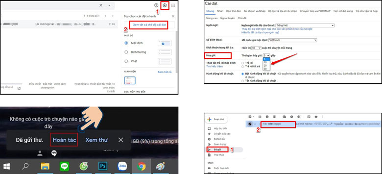 Cách gửi tin nhắn qua email trên điện thoại, cần biết đến việc hoàn