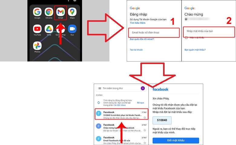 Cách mở hộp thư gmail trên điện thoại siêu nhanh