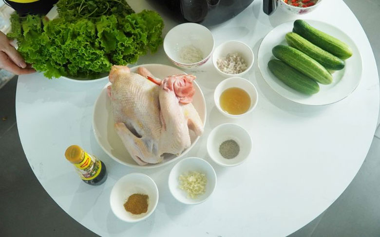 Nướng gà bằng nồi áp suất điện - Nguyên liệu cần chuẩn bị