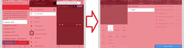 Cách tải nhạc chuông cho iPhone từ Zing MP3 qua Document