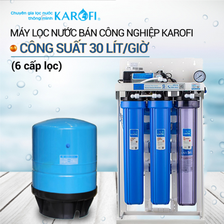 Máy lọc nước bán công nghiệp Karofi 30l/h không vỏ Karofi KT-KB30