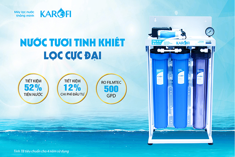 Máy lọc nước bán công nghiệp Karofi 80 lít/h không tủ KT-KB80