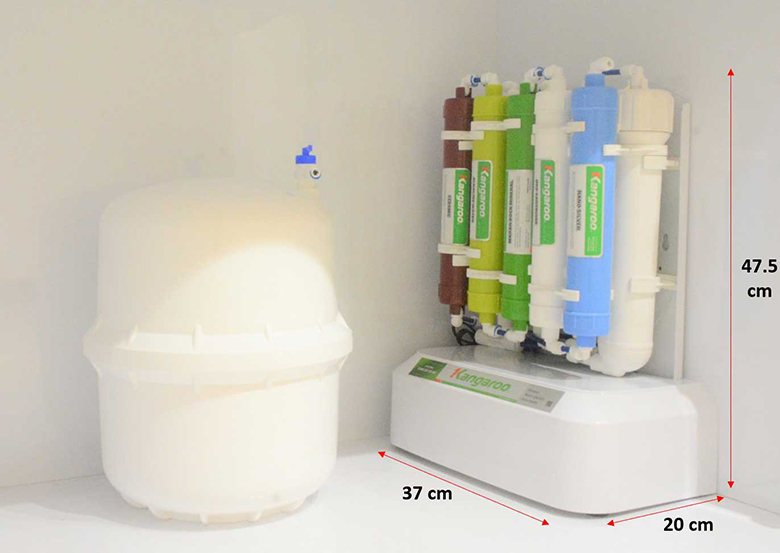 Máy lọc nước âm tủ bếp tốt nhất Kangaroo để gầm KGRP88 9 lõi