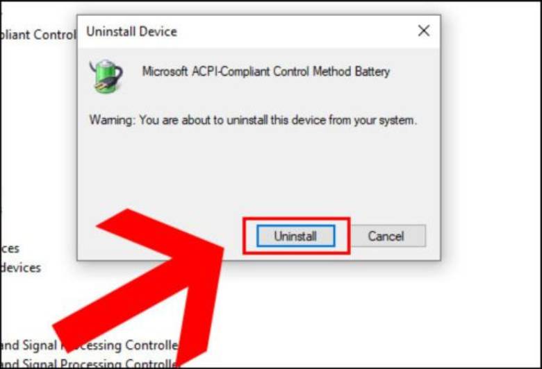 laptop dell báo sạc nhưng không vào pin - bước 3