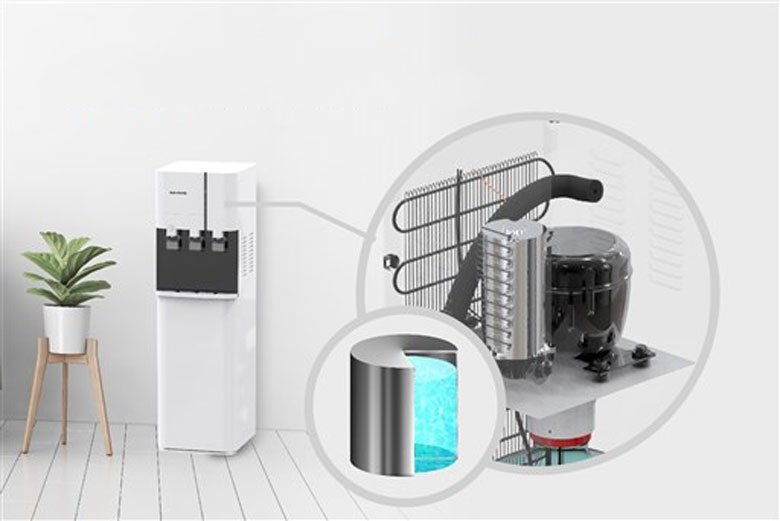 Cây nước nóng lạnh Sunhouse không lạnh do bụi bẩn