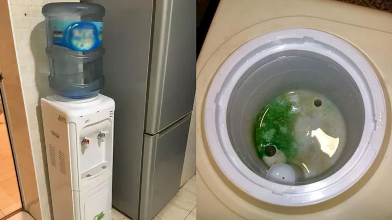 Cây nước Kangaroo không ra nước nóng, bị cặn bẩn