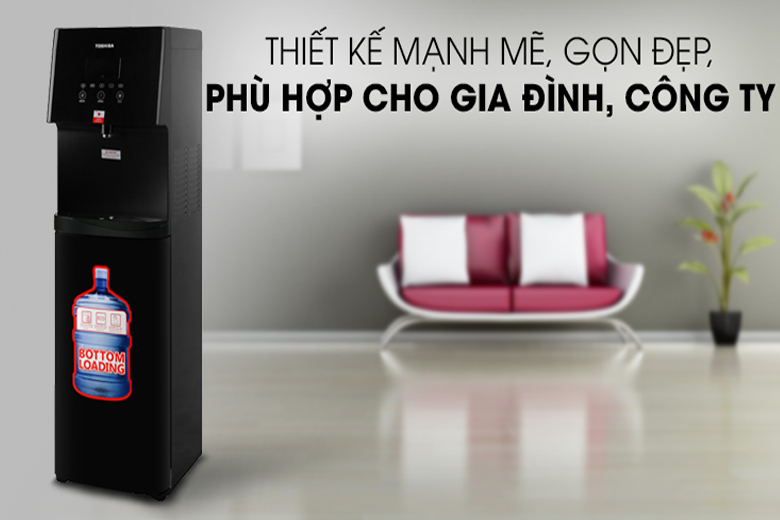 Cây nước nóng lạnh màu đen RWF-W1830BV(K)