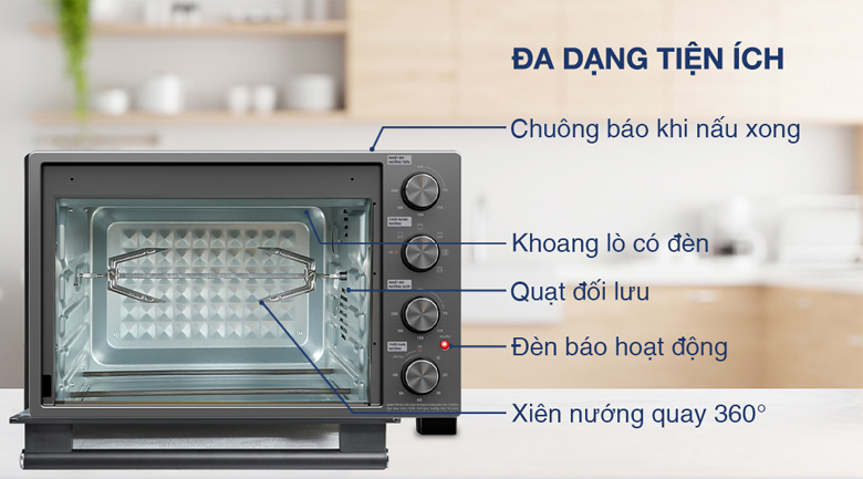 Lò nướng Toshiba 35 lít TL-MC35Z - Tiện ích thông minh