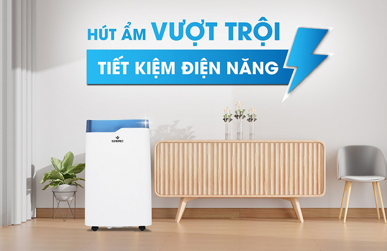 Máy hút ẩm Kosmen KM-20N - Công suất hút ẩm mạnh mẽ