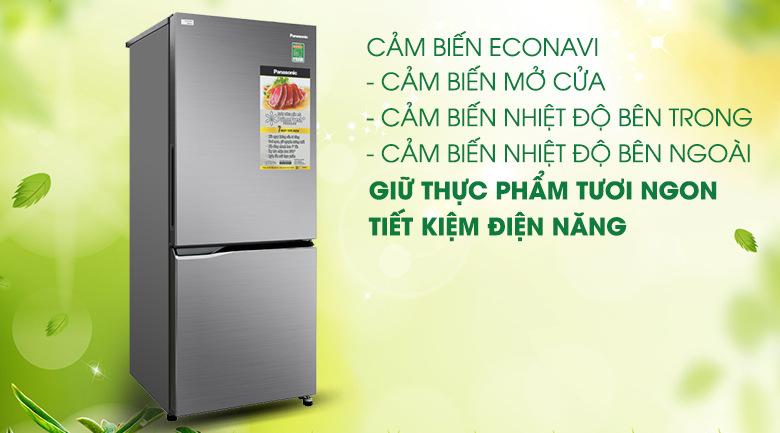 Tủ lạnh Panasonic Inverter 255 lít NR-BV280QSVN tiết kiệm điện