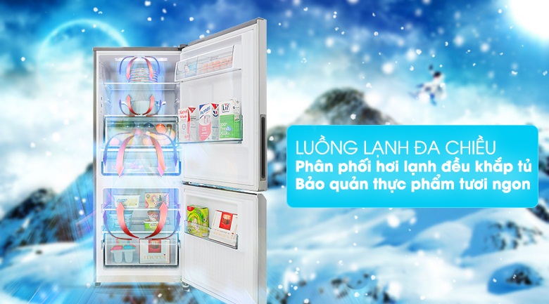 Tủ lạnh Panasonic NR-BV280QSVN làm lạnh nhanh