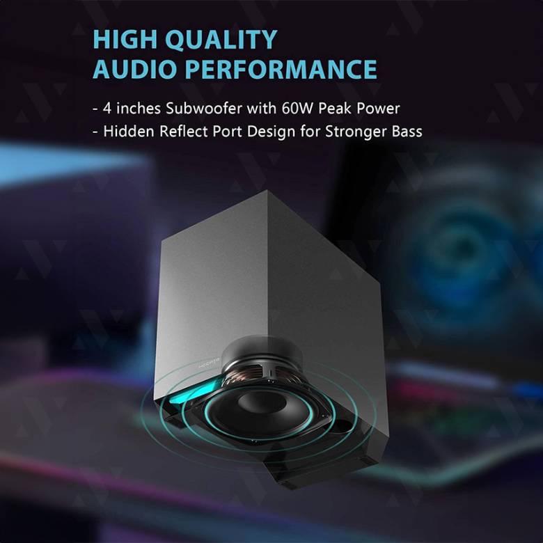 Loa Edifier Hecate G1500 Max gaming 2.1 - công suẩt 60W