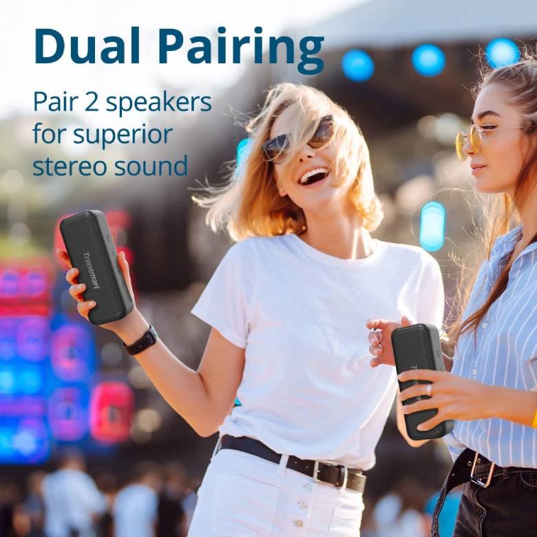 Loa TRONSMART T2 mini 2023 10W TM-985906 - ghép đôi loa tạo âm thanh sống động